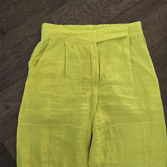 Bize linen cropped pants size 1 M - Picture 4 of 9